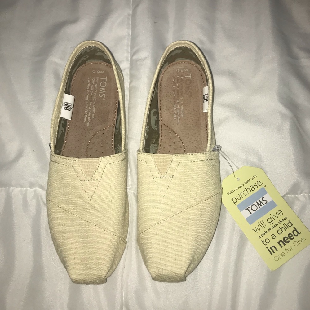 TOMS Natural canvas classics so 6.5